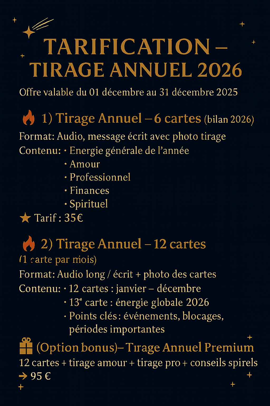 🌟Tirage Annuel Premium🌟